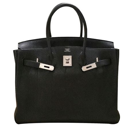 hermes birkin bag 35 togo black women's handbag|Birkin 25 bag price.